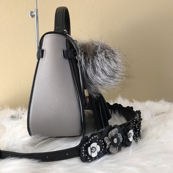 Michael Kors Cassie LG Satchel wallet belt charm - Picture 3 of 8